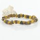 Baltic amber raw beads bracelet adults